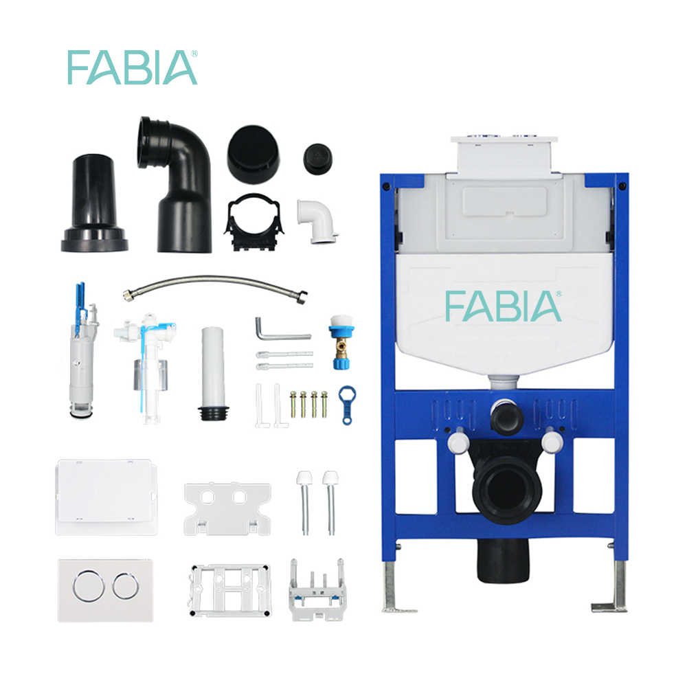 Low Height Concealed Dual Flush Cistern Built In Wall Toilet Tank